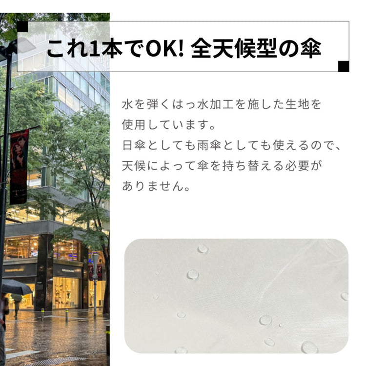 innovator | イノベーター 晴雨兼用傘 60cm Slim (シルバー)