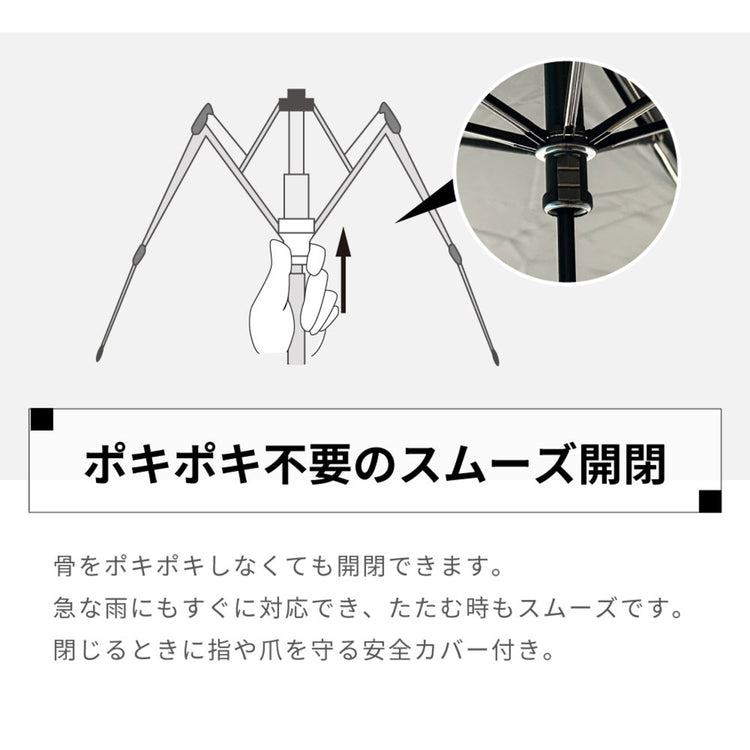 innovator | イノベーター 晴雨兼用傘 60cm Slim (シルバー)