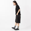 モデル身長163cm(着用サイズM),SPACE SOUVENIRのLIFE Tee|UNIVERSAL OVERALLのグルカショーツ|GLENFIELDのシャークソールビジネスサンダル,https://market.e-begin.jp/products/rid_ssv0472u_lala|https://market.e-begin.jp/products/dre_uni0421q_lala|https://market.e-begin.jp/products/jal_gfd0392q_lala
