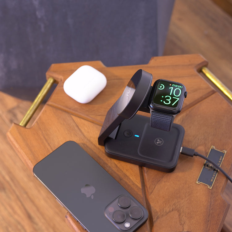 ROOT CO. | ルート PLAY EZ Fold - 3 in 1 Mag Safe Charging Station (ブラック)