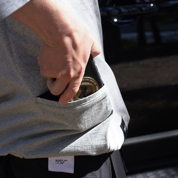 ROOT CO. | ルート ROOT CO. PLAY UTILITY BACK POCKET Football Logo T-Shirts