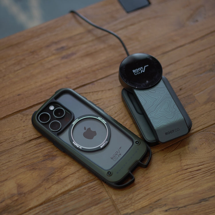 ROOT CO. | ルート GRAVITY METAL RING for MagSafe(ブラック)