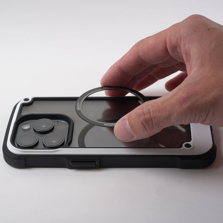 ROOT CO. | ルート GRAVITY METAL RING for MagSafe(ブラック)