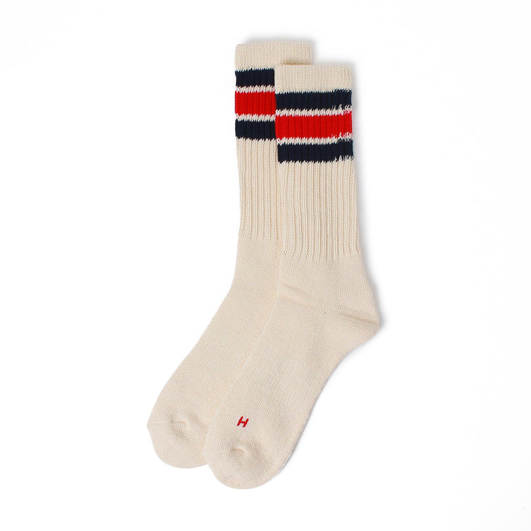 Healthknit | ヘルスニット クラシック配色3本ライン 3Pソックス