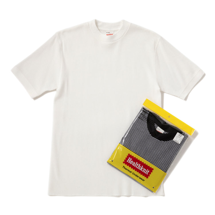 Healthknit | ヘルスニット　ベーシックワッフルハイネック半袖Tシャツ