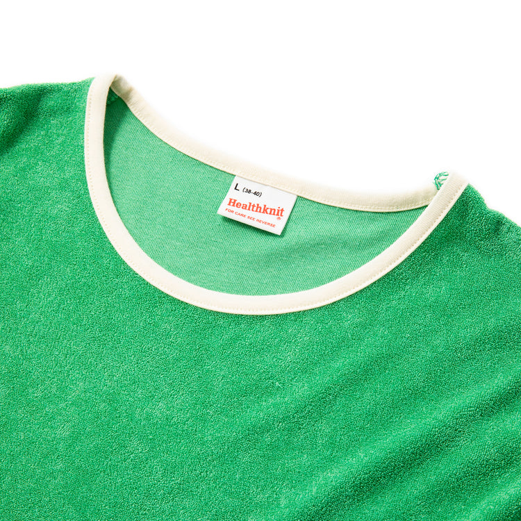 Healthknit | ヘルスニット トライブレンドパイルクルーネック半袖Tシャツ