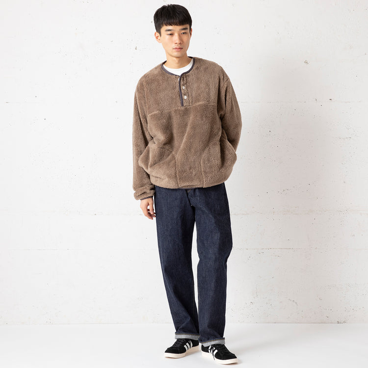 Healthknit | ヘルスニット シェルパフリース ヘンリーネック長袖