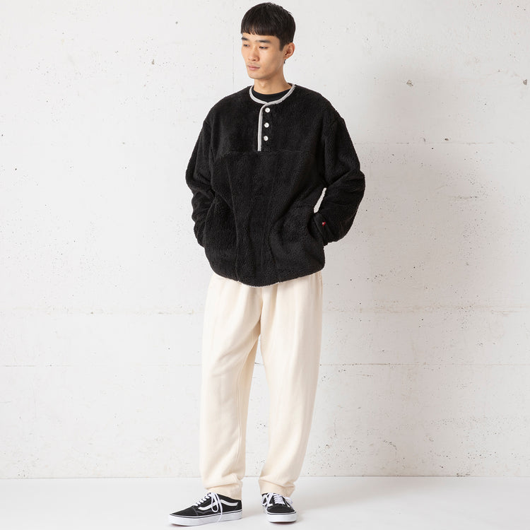 Healthknit | ヘルスニット シェルパフリース ヘンリーネック長袖