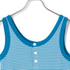 Healthknit | ヘルスニット マルチボーダーワッフル ヘンリータンクトップ