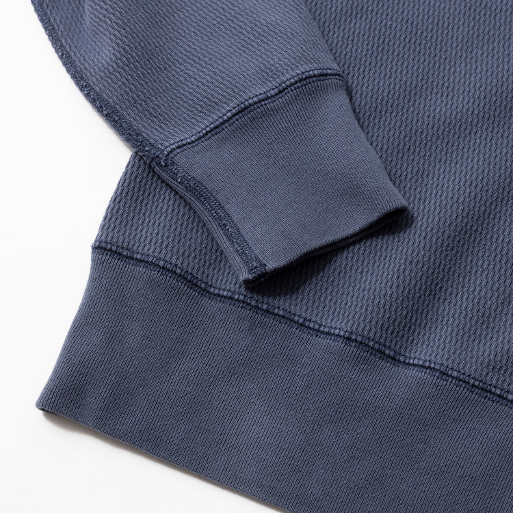 Healthknit | ヘルスニット Begin別注 ビンテージ加工 サーマルキングラッセルハニカムカーデ