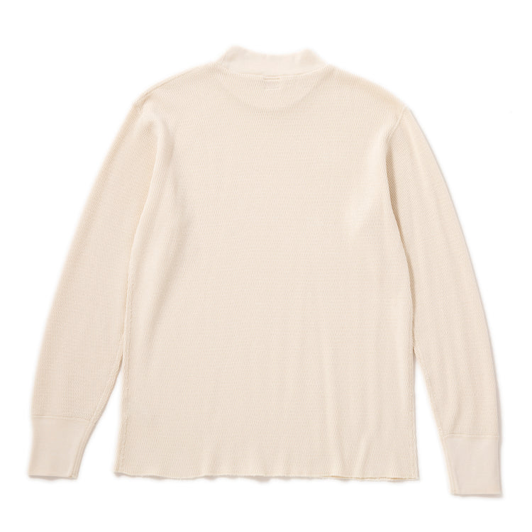 Healthknit | ヘルスニット コットンウールハニカム モックネック長袖