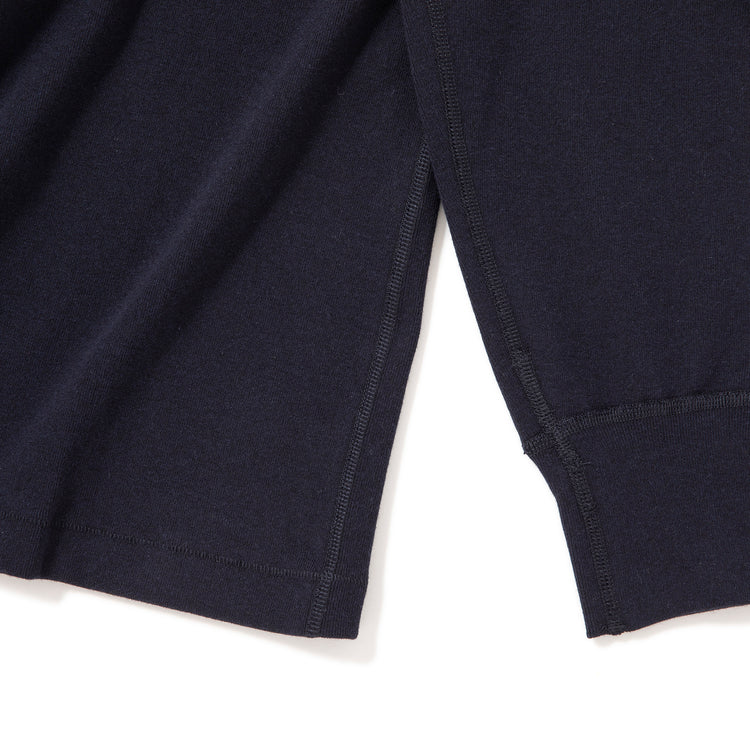 Healthknit | ヘルスニット コットンウールリブ ARMYヘンリーネック長袖