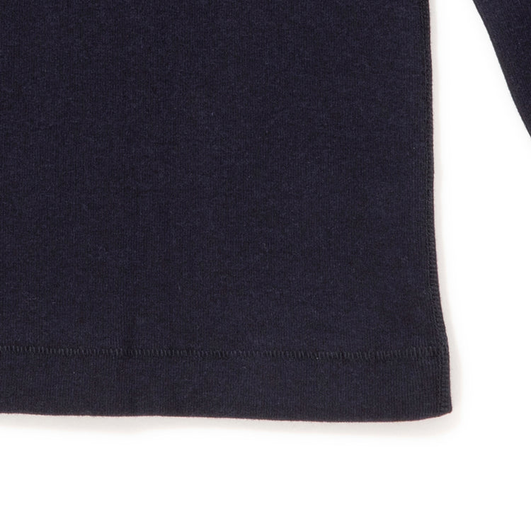 Healthknit | ヘルスニット コットンウールリブ ARMYヘンリーネック長袖