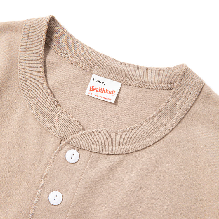 Healthknit | ヘルスニット オープンエンドドライ ヘンリーネック半袖Tシャツ