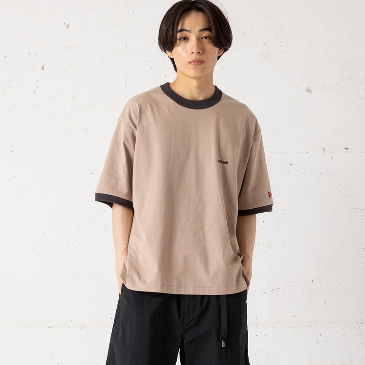 Healthknit | ヘルスニット オープンエンドドライ ワイドリンガークルーネック半袖Tシャツ