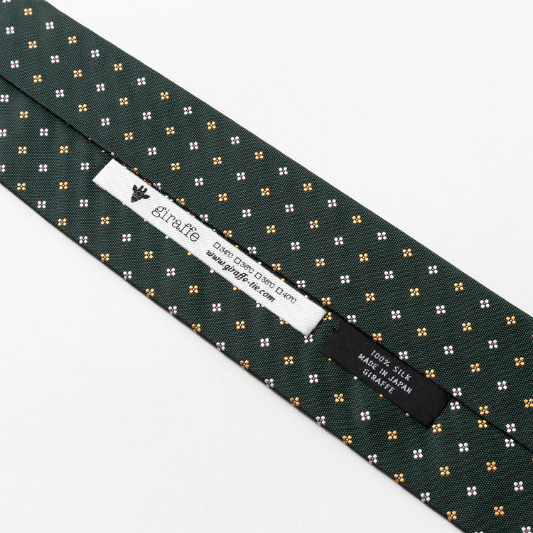 giraffe | ジラフ リバーシブルレジメンタルフローレットタイ