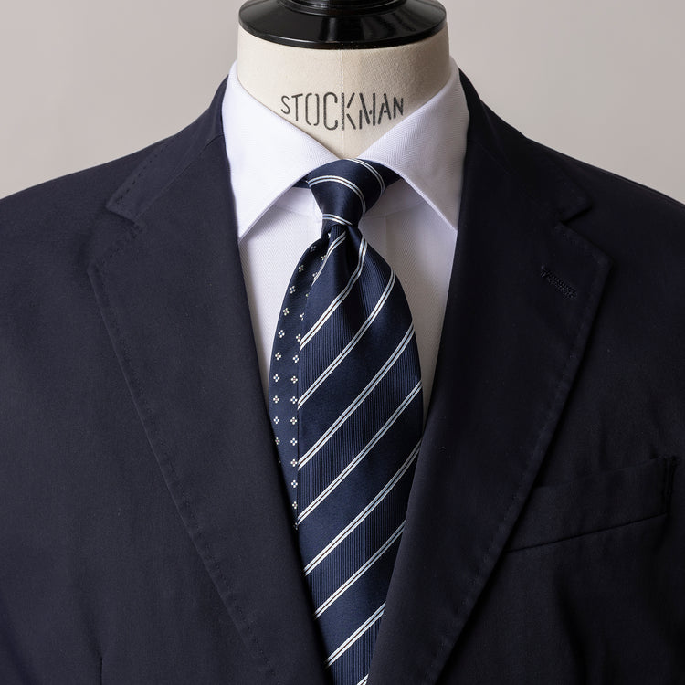 giraffe | ジラフ リバーシブルレジメンタルフローレットタイ