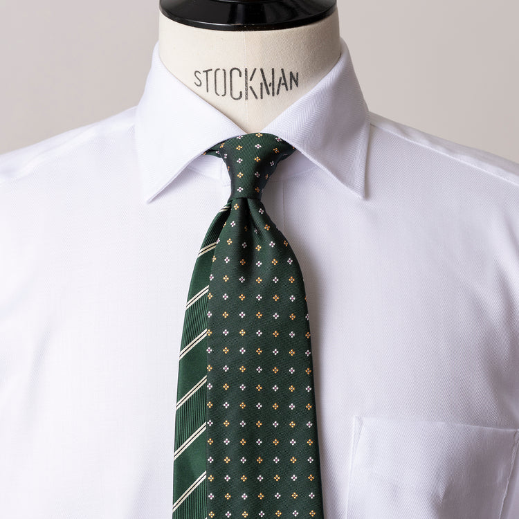 giraffe | ジラフ リバーシブルレジメンタルフローレットタイ