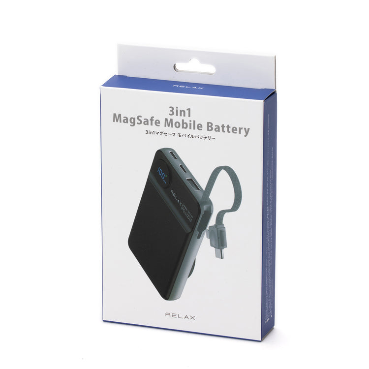 RELAX | リラックス　3in1 MagSafe Mobile Battery