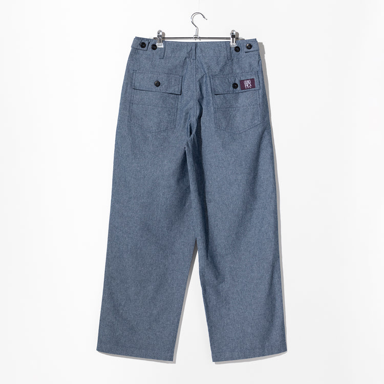 GUNG HO | ガンホー LaLa Begin別注 シャンブレーベイカーパンツ