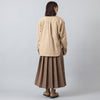 モデル身長163cm,WHITE MAILSのタートルネック|natiamのpleats jumper skirt|BaqlessのAmity Isa,https://market.e-begin.jp/products/hrt_wns0730n_lala|https://market.e-begin.jp/products/rip_ntm0691p_lala|https://market.e-begin.jp/products/kim_baq0667p_lala