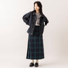 Glen Fyne | グレン ファイン LaLa Begin別注 着丈にこだわったチェックプリーツラップスカート