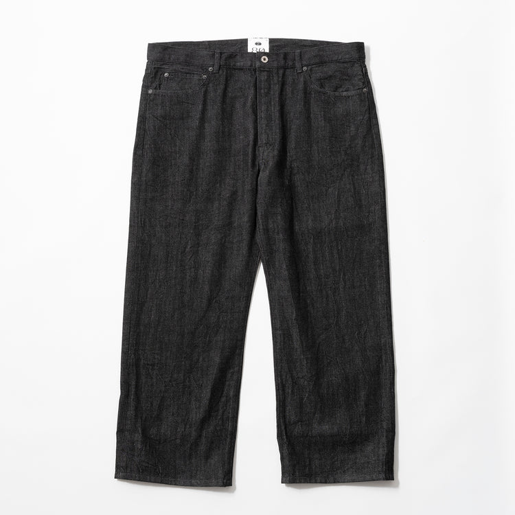 80/40 BY SKEVE | エイティーフォーティーバイスキーブ 40inch SELVEDGE DENIM(BLACK)