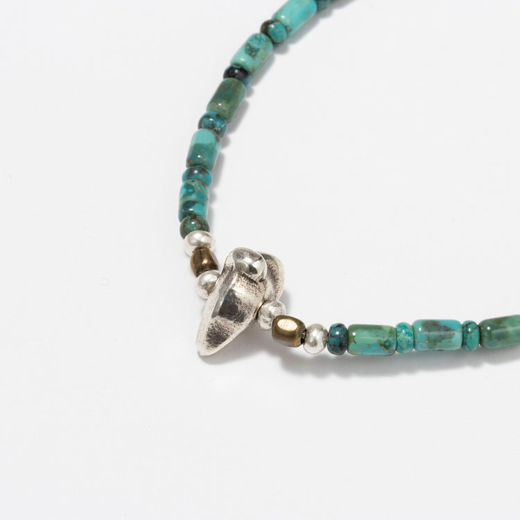 SunKu | サンク TQ BEADS BRACELET TURQUOISE/SILVER