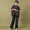 着用サイズ1 (モデル身長163cm),Healthknitのアメリカンファブリック ポンチョTシャツ,https://market.e-begin.jp/products/she_hea0968o_lala