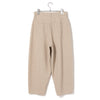 caqu | サキュウ カラーリネンバレルパンツ