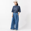 モデル身長163cm,HEAVENLYのPigment Dyed Print T-Shirt|caquのFS linen relaxpants ver.2|in moodの2連パール×シルバーネックレス,https://market.e-begin.jp/products/dlt_hvr0486u_lala||https://market.e-begin.jp/products/rid_ssv0478u_lala|https://market.e-begin.jp/products/inm_inm0825p_lala