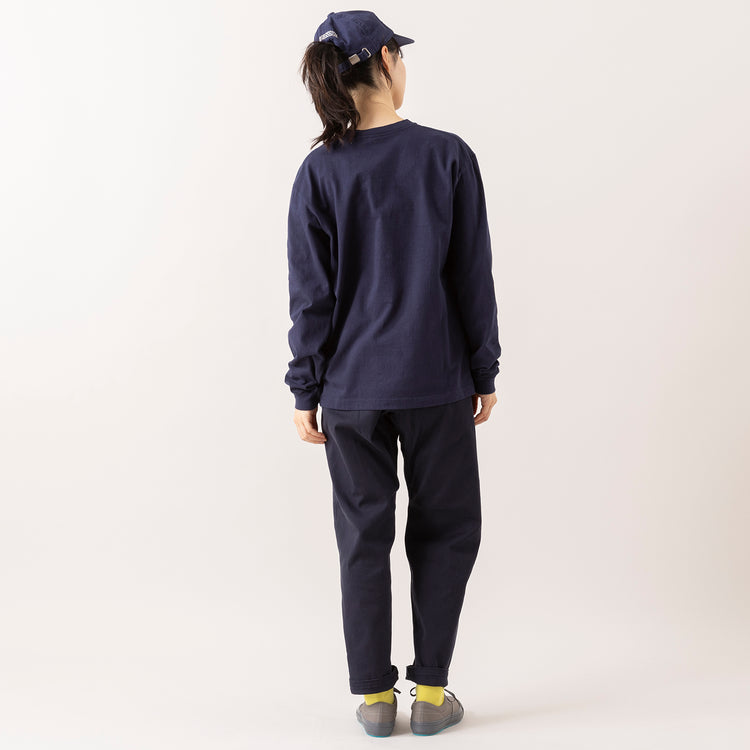 モデル身長165cm,BARNS OUTFITTERSのJP MADE LS TEE PT|ROKXのMG JAM PANT|Moonstarの帰ってきたDECK SPORT|PROGRESS RUNNING CLUBのBADGE Logo Cap|meri ja kuuのリブ先丸シルクコットンソックス,https://market.e-begin.jp/products/tka_bof1021s_lala|https://market.e-begin.jp/products/sct_rok1039s_lala|https://market.e-begin.jp/products/mns_mns0718r_lala|https://market.e-begin.jp/products/gra_pgr0248r_lala|https://market.e-begin.jp/products/hpn_mjk1012s_lala