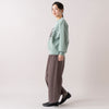 モデル身長 163cm,HEAVENLYのCotton Linen Canvas Wide Straight Pants|TaaiiのSILVER925 フォックステイルネックレス|HomieのCotton Sheer Stripe Socks,https://market.e-begin.jp/products/dlt_hvr0017u_lala|https://market.e-begin.jp/products/tii_tii0078u_lala|https://market.e-begin.jp/products/dlt_hmi0022u_lala