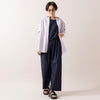 モデル身長 163cm,TUTIE.のコットンセルロースストライプシャツ,https://market.e-begin.jp/products/equ_tte0205u_lala