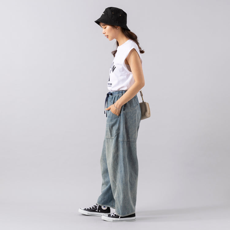 モデル身長165cm,LE MELANGEのJHANKSON×LEMELANGE ノースリーブ|DiuのCastano|PROGRESS RUNNING CLUBのロゴバケハ,https://market.e-begin.jp/products/inf_lem0791s_lala|https://market.e-begin.jp/products/cil_diu0802s_lala|https://market.e-begin.jp/products/gra_pgr0401q_lala