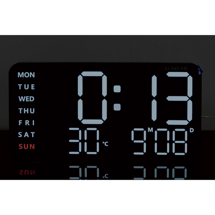 SLOWER | スロウワー LED CLOCK Cielo
