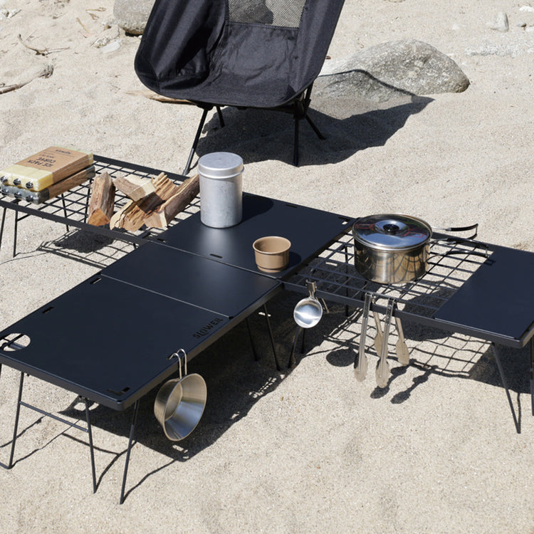 SLOWER | スロウワー　FOLDING MESH TABLE Brundle