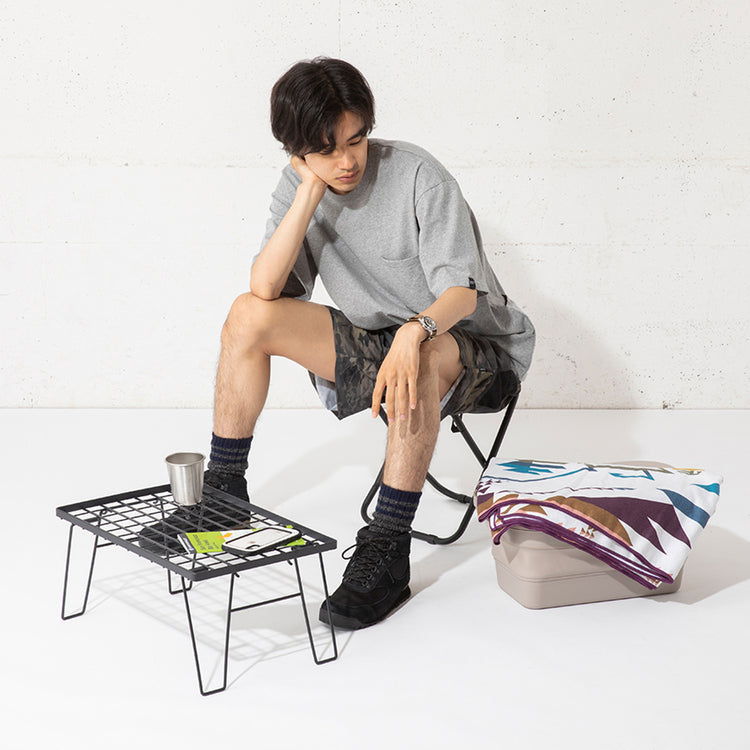 SLOWER | スロウワー　FOLDING MESH TABLE Brundle