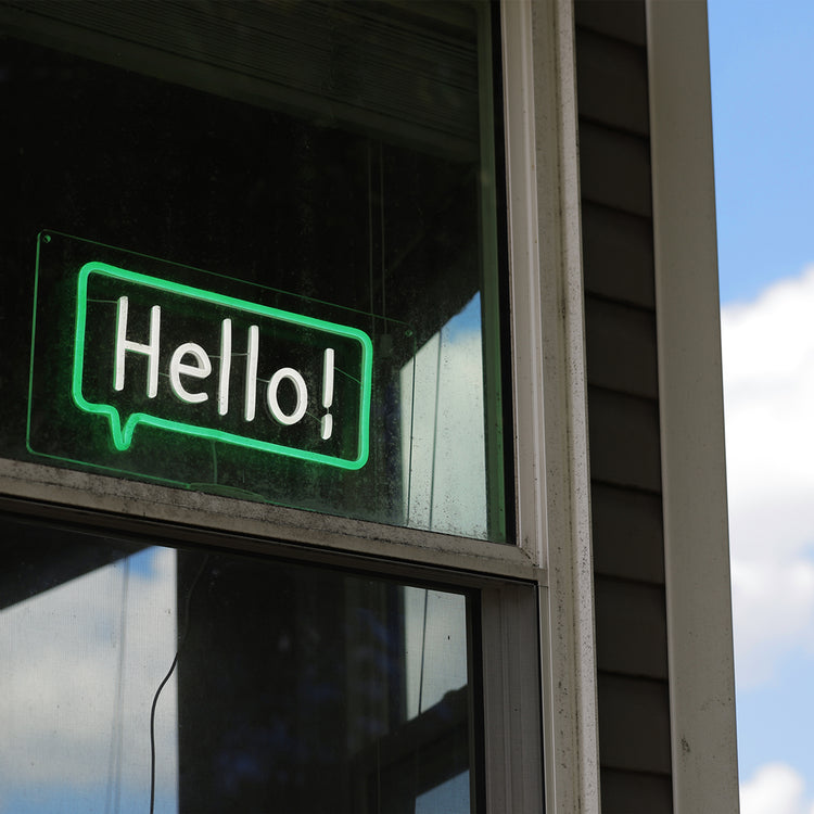 SLOWER | スロウワー NEONY SIGN LIGHT Hello