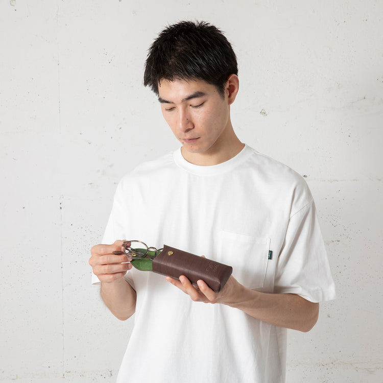 SLOWER | スロウワー EYEGLASS CASE WOOD BUCA