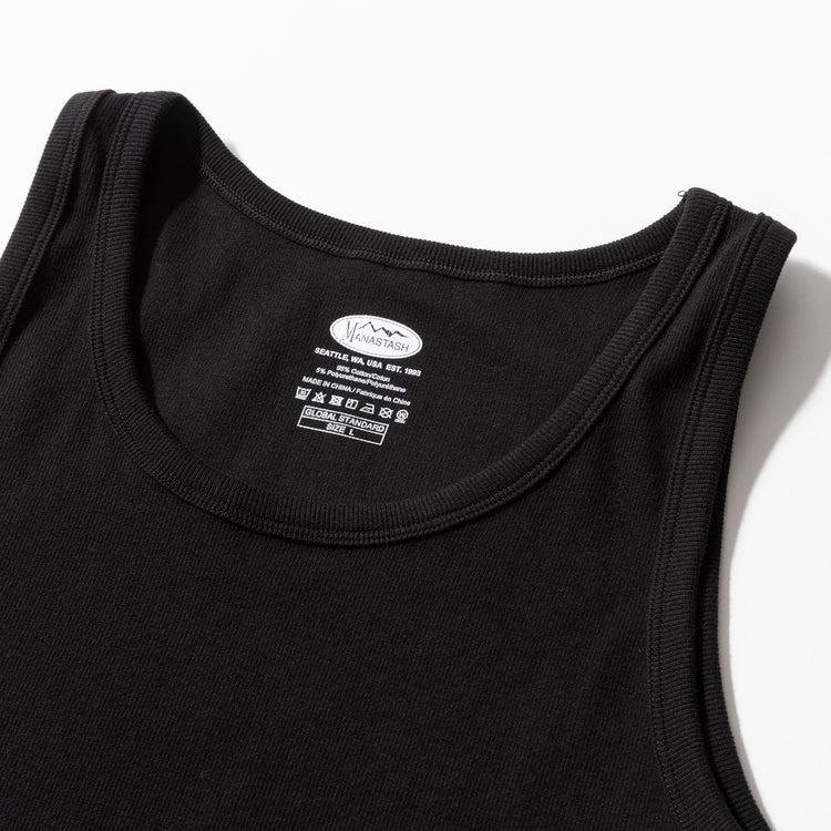 MANASTASH | マナスタッシュ MANASTASH RIB S/S TANK TOPS(2P)