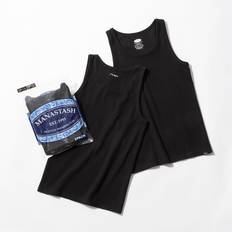 MANASTASH | マナスタッシュ MANASTASH RIB S/S TANK TOPS(2P)