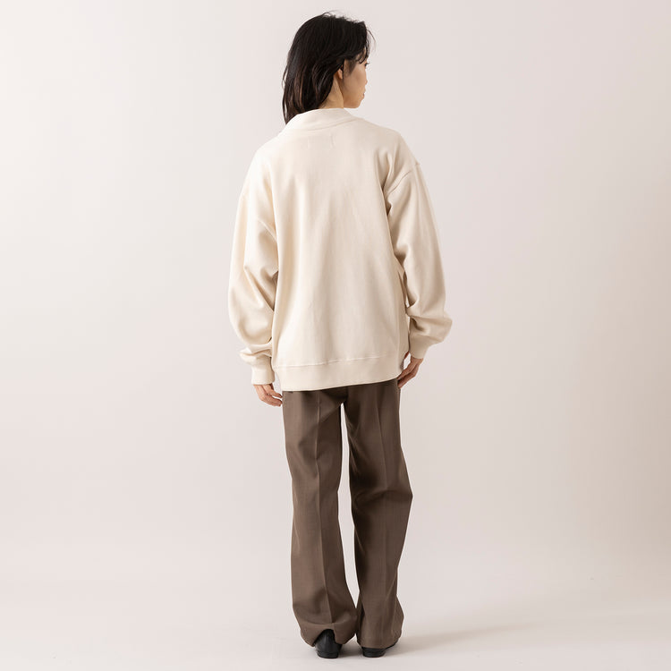 モデル身長165cm,UITUのCARDIGAN|lelillのほそ見えリバースウィーブT|FIL DE FERのポリエステルカルゼセンタープレスパンツ|facciamoのMeringa(メリンガ),https://market.e-begin.jp/products/uit_uit1028s_lala|https://market.e-begin.jp/products/ana_lel0747q_lala|https://market.e-begin.jp/products/rdx_fdf1058s_lala|https://market.e-begin.jp/products/are_fac0636k_lala