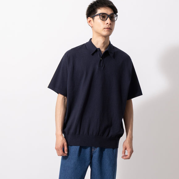 Yonetomi | ヨネトミ LIGHT WAVE COTTON KNIT POLO