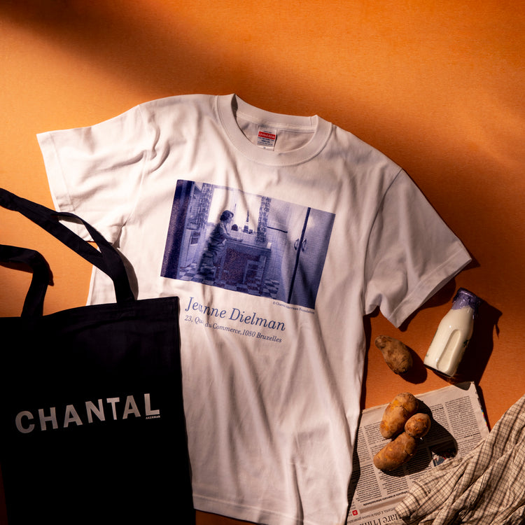 Begin×CHANTAL AKERMAN | ビギン×シャンタル・アケルマン Begin別注 ジャンヌ・ディエルマン ブリュッセル1080、コメルス河畔通り23番地 映画Tシャツ