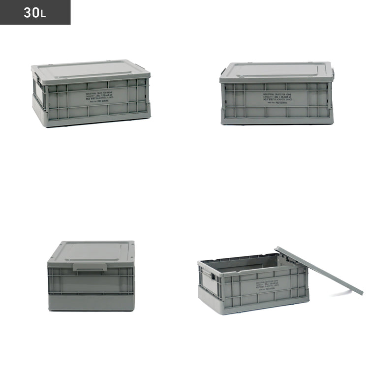 POST GENERAL | ポストジェネラル INDUSTRIAL FOLDABLE CRATE HOME 30L