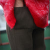 BATONER | バトナ― LaLa Begin別注 SOLID WOOL RIB PANTS
