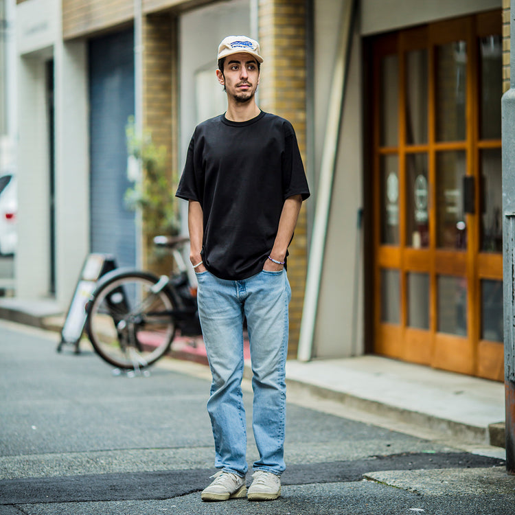 モデル:180cm/65kg 着用:Mサイズ