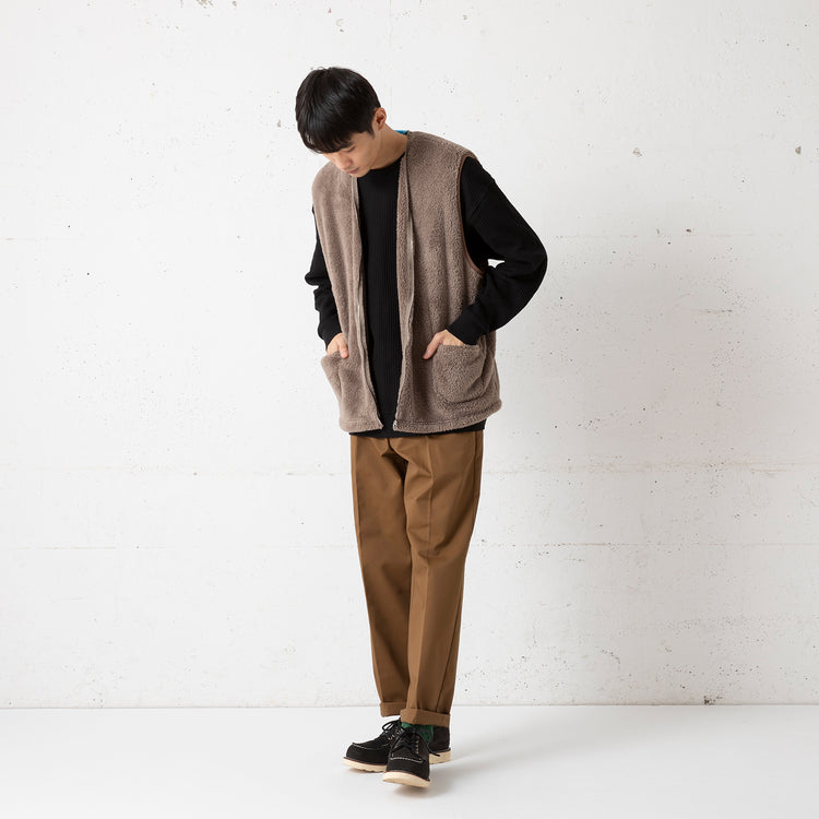 CAL O LINE | キャル オー ライン Begin別注 FOLKLORE FLEECE VEST