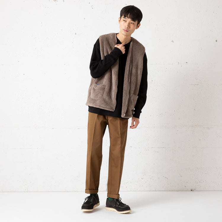 CAL O LINE | キャル オー ライン Begin別注 FOLKLORE FLEECE VEST